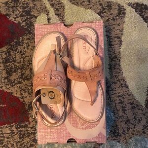 Born Light Brown Leather Sandals